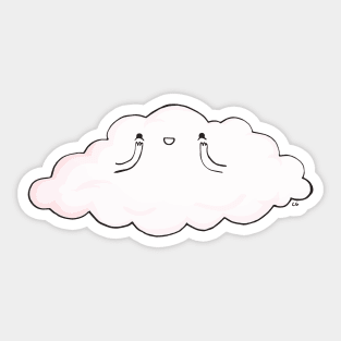 happy cloud Sticker